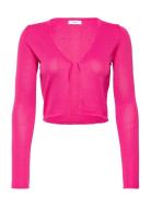 Enoil Ls Cardigan 6911 Tops Knitwear Cardigans Pink Envii