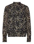 Jane Top Tops Blouses Long-sleeved Black Fabienne Chapot