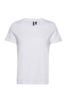 Vmpaula S/S T-Shirt Tops T-shirts & Tops Short-sleeved White Vero Moda