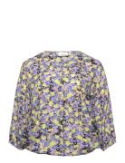 Fpmerla Bl 1 Tops Blouses Long-sleeved Multi/patterned Fransa Curve