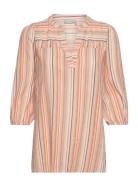 Frnadja Bl 1 Tops Blouses Long-sleeved Pink Fransa