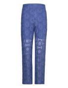 Kalina Lace Pants 2 Bottoms Trousers Wide Leg Blue Minus