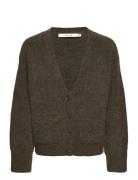 Alphagz Button Cardigan Tops Knitwear Cardigans Green Gestuz