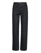 Ilo Rigid Denim Bottoms Jeans Straight-regular Black Wood Wood