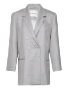 Jantolina Blazers Double Breasted Blazers Grey Munthe