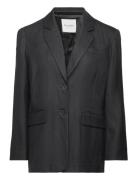 Charminepw Bz Blazers Single Breasted Blazers Black Part Two