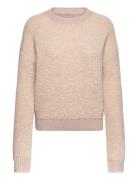 Aikapw Pu Tops Knitwear Jumpers Beige Part Two