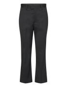 Cropped Kick Flare Trousers Bottoms Trousers Flared Black Filippa K