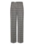 Pleated Trousers Bottoms Trousers Straight Leg Grey Filippa K