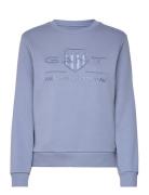 Reg Tonal Shield C-Neck Sweat Tops Sweat-shirts & Hoodies Sweat-shirts...