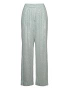 Sequins Low Waist Pants Bottoms Trousers Wide Leg Silver ROTATE Birger...