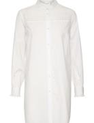 Crviban Shirt Tops Shirts Long-sleeved White Cream