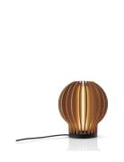 Radiant Rund Led Lampe Oak Home Lighting Lamps Table Lamps Brown Eva S...