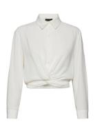 Shirt Tops Shirts Long-sleeved White Emporio Armani