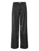 Yacminegz Mw Pants Bottoms Trousers Wide Leg Black Gestuz