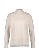 Pullover 1/1 Sleeve Tops Knitwear Turtleneck Cream Gerry Weber