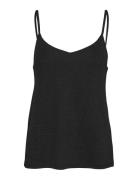 Vmkanva Singlet Top Jrs Tops T-shirts & Tops Sleeveless Black Vero Mod...