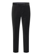 Slhslim-Hale Velvet Trs B Bottoms Trousers Formal Black Selected Homme