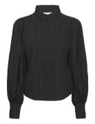 Frostykb Frill Shirt Tops Shirts Long-sleeved Black Karen By Simonsen