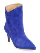 Boot Shoes Boots Ankle Boots Ankle Boots With Heel Blue Sofie Schnoor