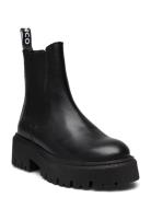 Biagarbi Chelsea Boot Crust Shoes Chelsea Boots Black Bianco