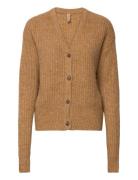 Sc-Torino Tops Knitwear Cardigans Brown Soyaconcept