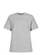 Cotton Melange Tee Sport T-shirts & Tops Short-sleeved Grey Röhnisch