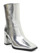 Boot Shoes Boots Ankle Boots Ankle Boots With Heel Silver Sofie Schnoo...