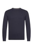 Basic Crewneck Knit Tops Knitwear Round Necks Navy Tom Tailor