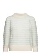 Vmleonor 3/4 O-Neck Pullover Ga Boo Tops Knitwear Jumpers Cream Vero M...