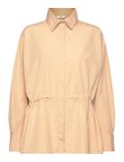 Jill Tops Shirts Long-sleeved Beige Stylein