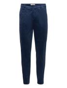 Mmviola Brima Pant Bottoms Trousers Straight Leg Blue MOS MOSH