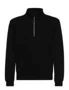 Nlmnaldemar Ls Half Zip Sweat Tops Knitwear Pullovers Black LMTD