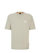 Te_Records Tops T-shirts Short-sleeved Cream BOSS