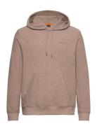 Wetowelhood Tops Sweat-shirts & Hoodies Hoodies Brown BOSS