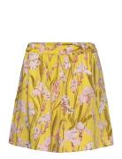 Iris Print Pull On Shorts Bottoms Shorts Casual Shorts Yellow GANT