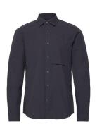 Onsteo Ls Reg Pocket Viscose Shirt Tops Shirts Casual Navy ONLY & SONS