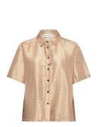 Evina Tops Shirts Short-sleeved Beige Munthe