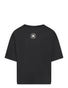 Converse Chuck Patch Boxy Tee Sport T-shirts Short-sleeved Black Conve...