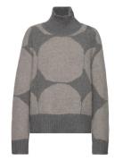 Koralli Kivet Tops Knitwear Jumpers Grey Marimekko