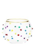 Confetti Glass Tealight Holder Home Decoration Candlesticks & Lanterns...