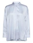 Blouses Woven Tops Blouses Long-sleeved Blue Esprit Casual