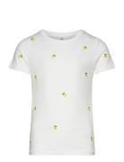 Kogketty S/S O-Neck Top Box Jrs Tops T-shirts Short-sleeved White Kids...