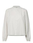 Mathily-M Tops Blouses Long-sleeved White MbyM