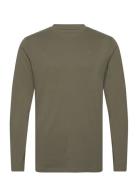 Timmi Organic Recycle L/S Tee Tops T-shirts Long-sleeved Khaki Green K...