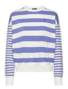 Striped Organic Cotton Terry Sweatshirt Tops Sweat-shirts & Hoodies Sw...