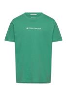 Printed T-Shirt Tops T-shirts Short-sleeved Green Tom Tailor