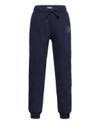 Printed Sweatpants Bottoms Sweatpants Navy Tom Tailor