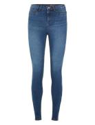 Nmcallie Hw Skinny Blue Jeans Fwd Noos Bottoms Jeans Skinny Blue NOISY...