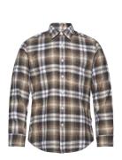 Relegant_6 Tops Shirts Casual Khaki Green BOSS